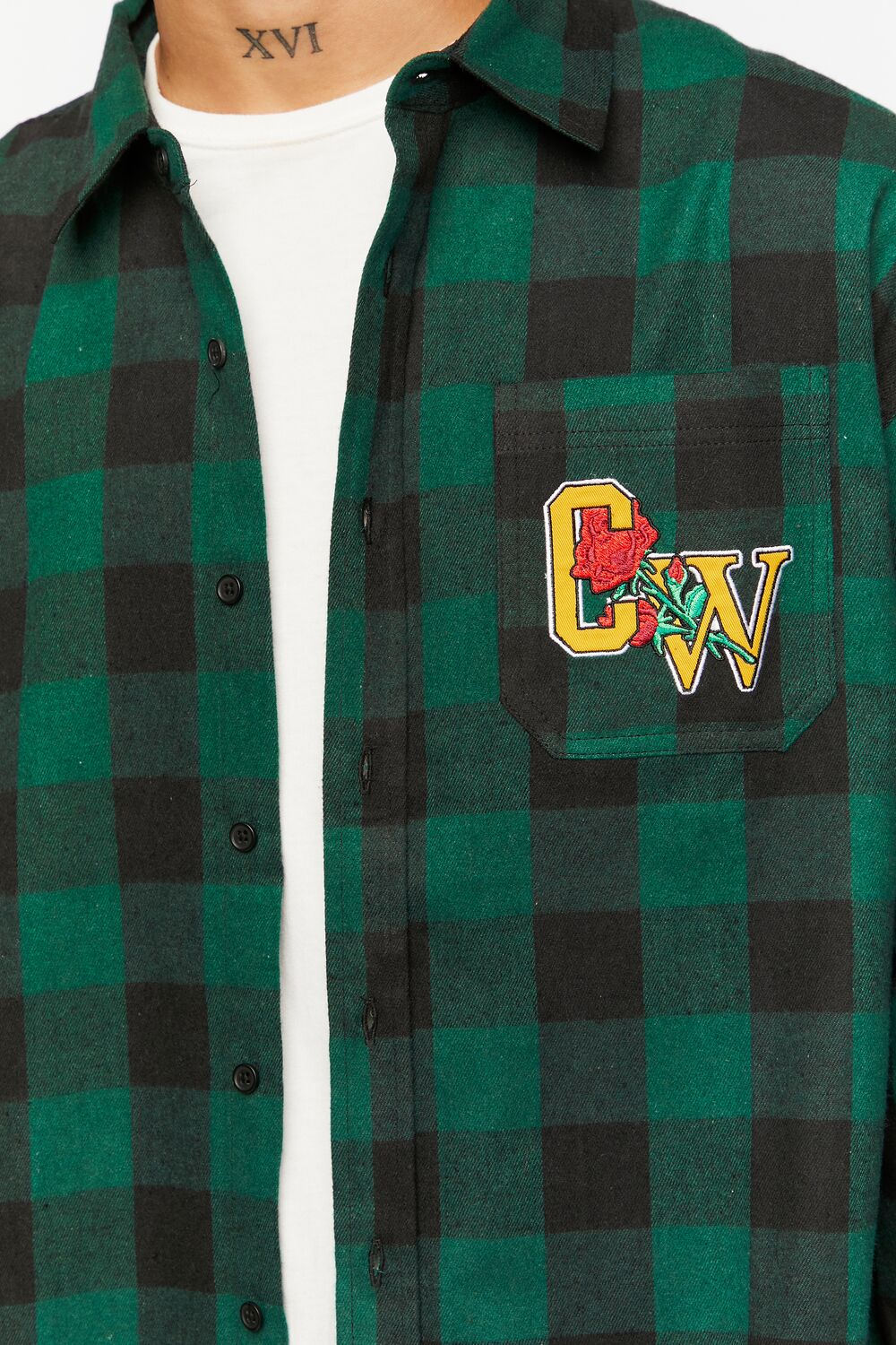 Culture Graphic Plaid Shirt
