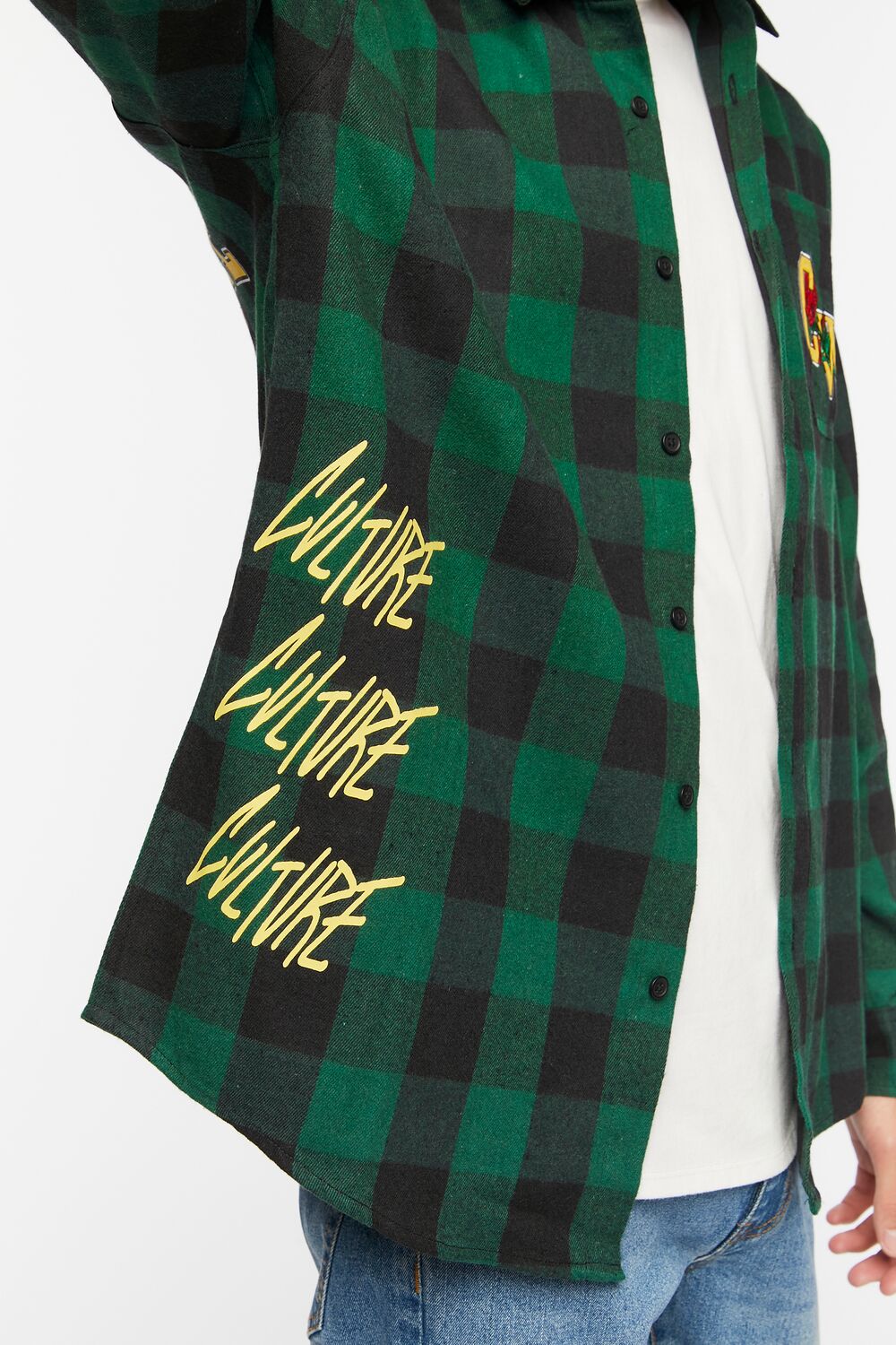 Culture Graphic Plaid Shirt