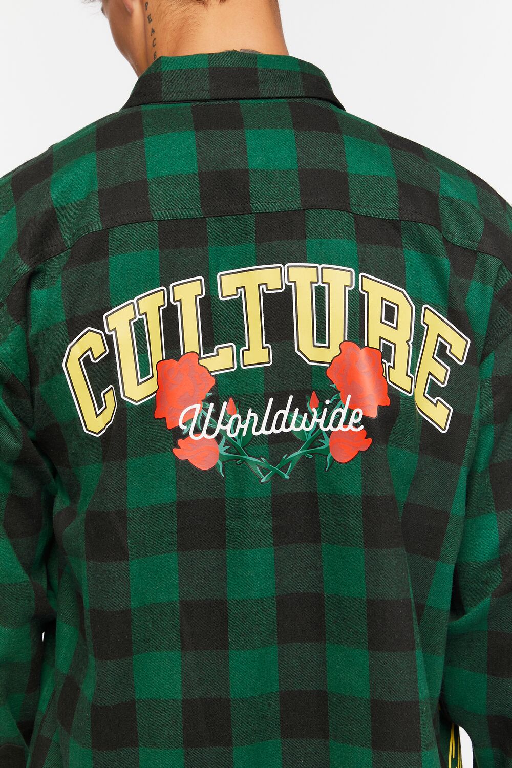 Culture Graphic Plaid Shirt