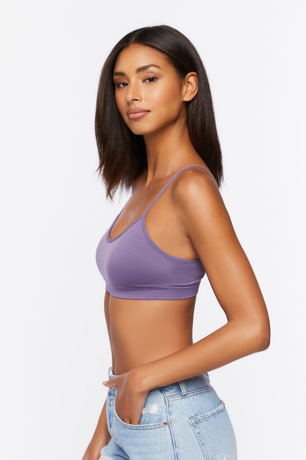 Seamless Scoop-Cut Bralette