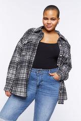 Plus Size Drop-Sleeve Shacket