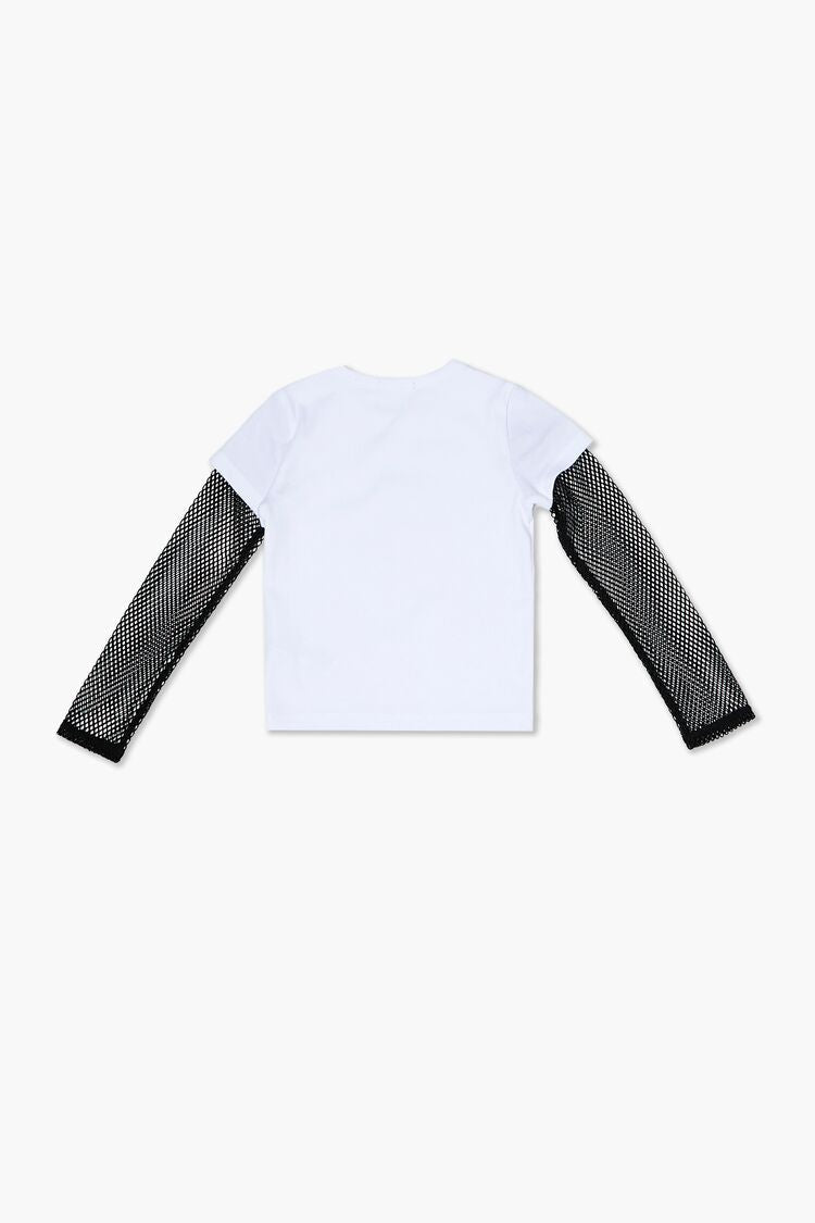 Girls Heart Graphic Combo Tee (Kids)