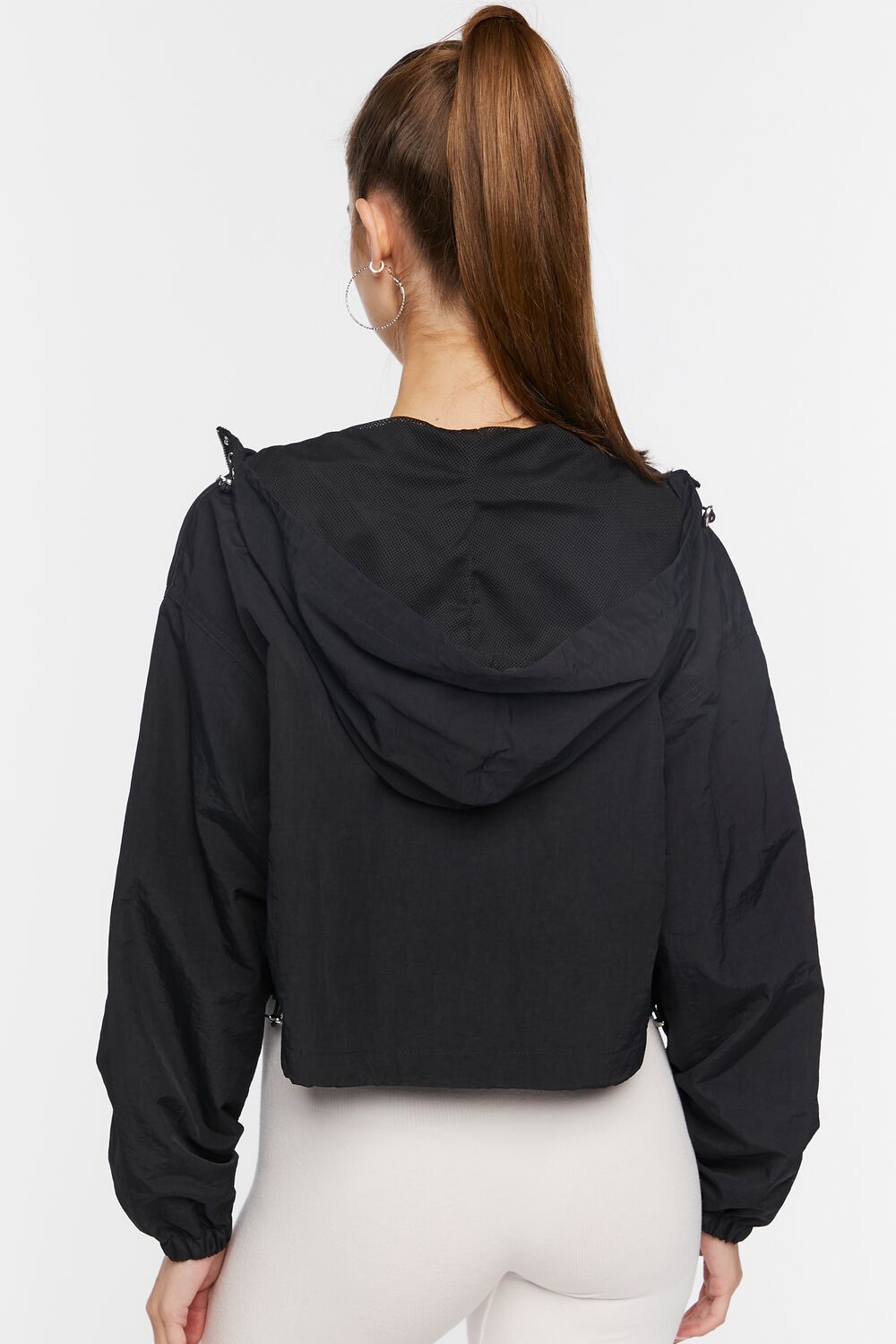 Cropped Windbreaker Jacket