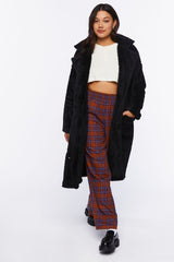 Fleece Longline Coat