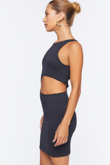 Cutout Mini Tank Dress