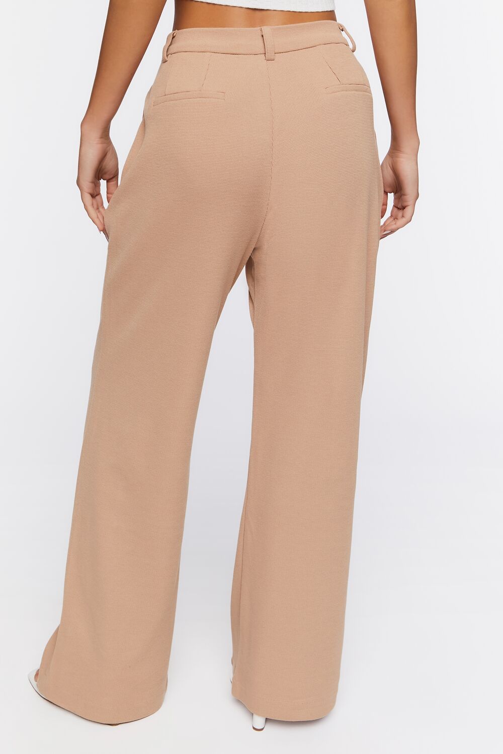 Wide-Leg High-Rise Pants