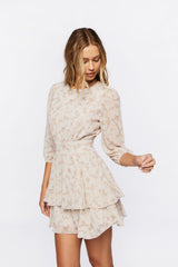 Floral Print Mini Dress