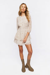 Floral Print Mini Dress