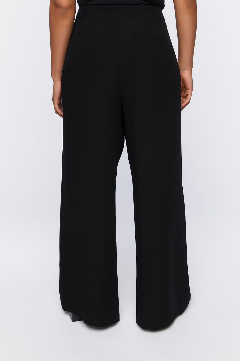 Plus Size Split-Hem Pants