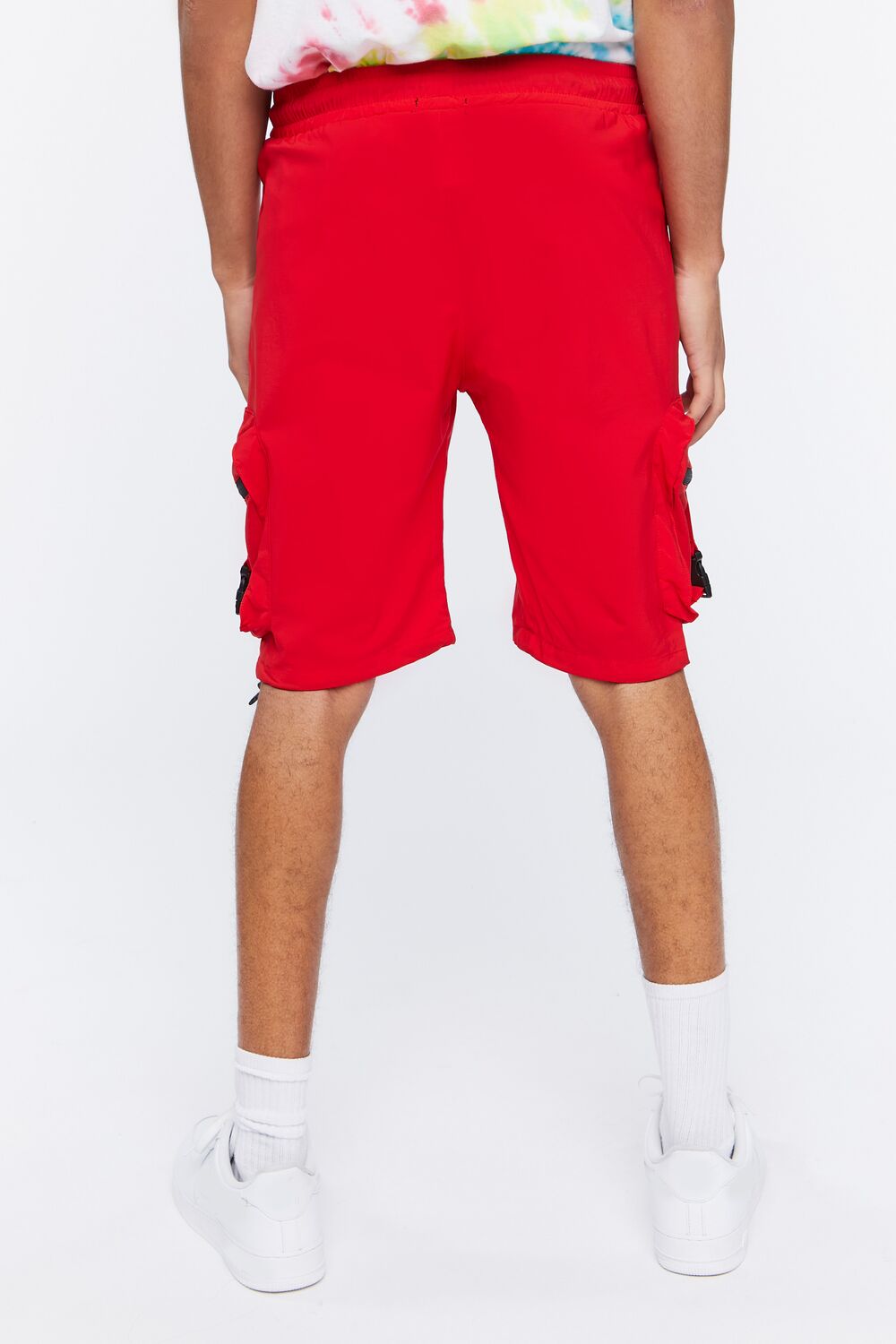 Drawstring Utility Cargo Shorts