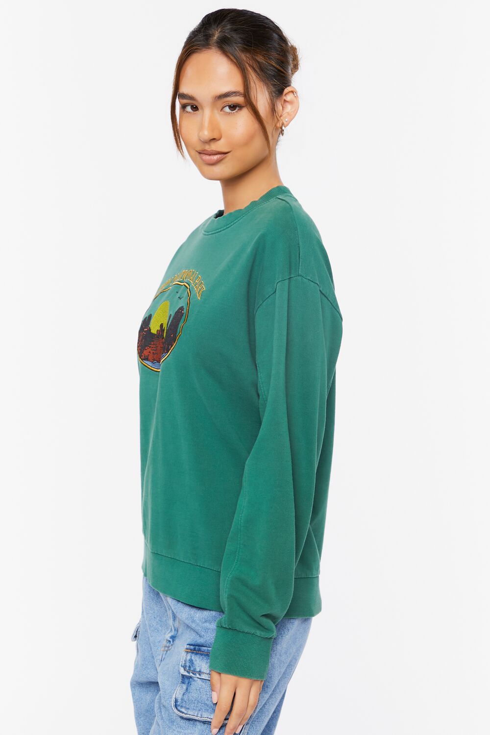 Embroidered Zion Graphic Pullover