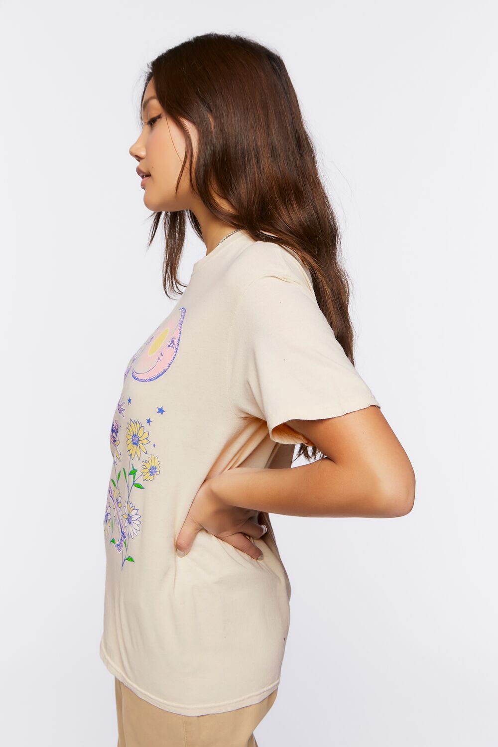 Skeleton Flowers Graphic Tee