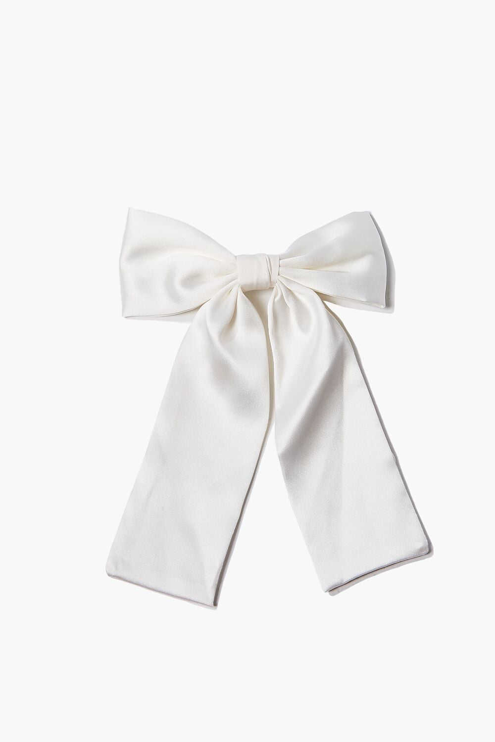 Satin Bow Hair Barrette
