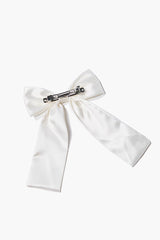 Satin Bow Hair Barrette