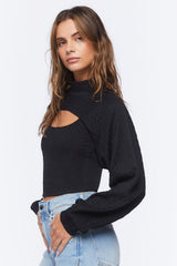 Turtleneck Combo Top