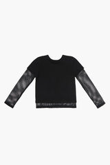 Girls Netted Combo Tee (Kids)