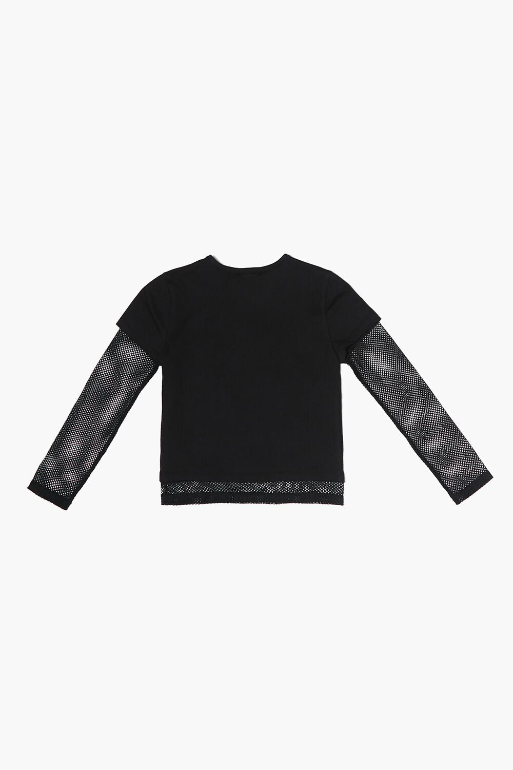 Girls Netted Combo Tee (Kids)