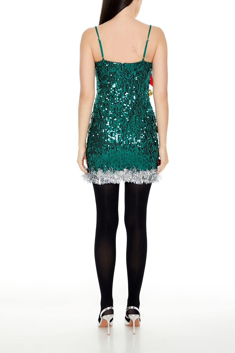 Sequin Christmas Tree Dress