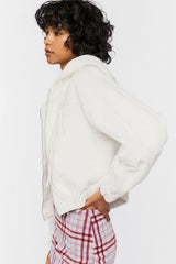 Corduroy Hooded Jacket