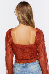Lace Corset Crop Top