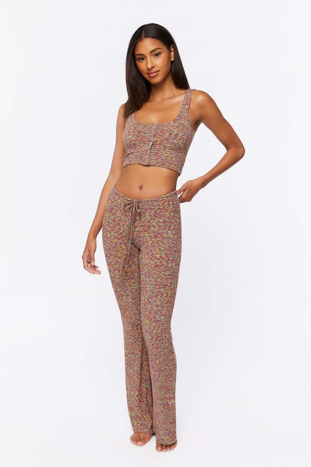 Space Dye Lounge Crop Top