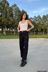 Twill Cargo Pants