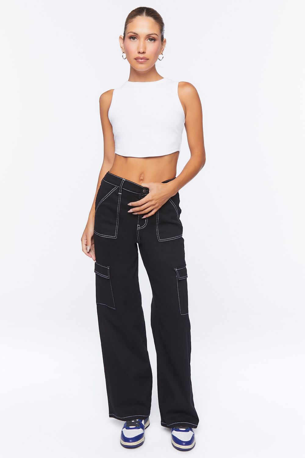 Twill Cargo Pants