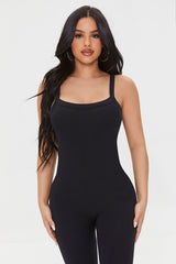 Fitted Sleeveless Jumpsuit