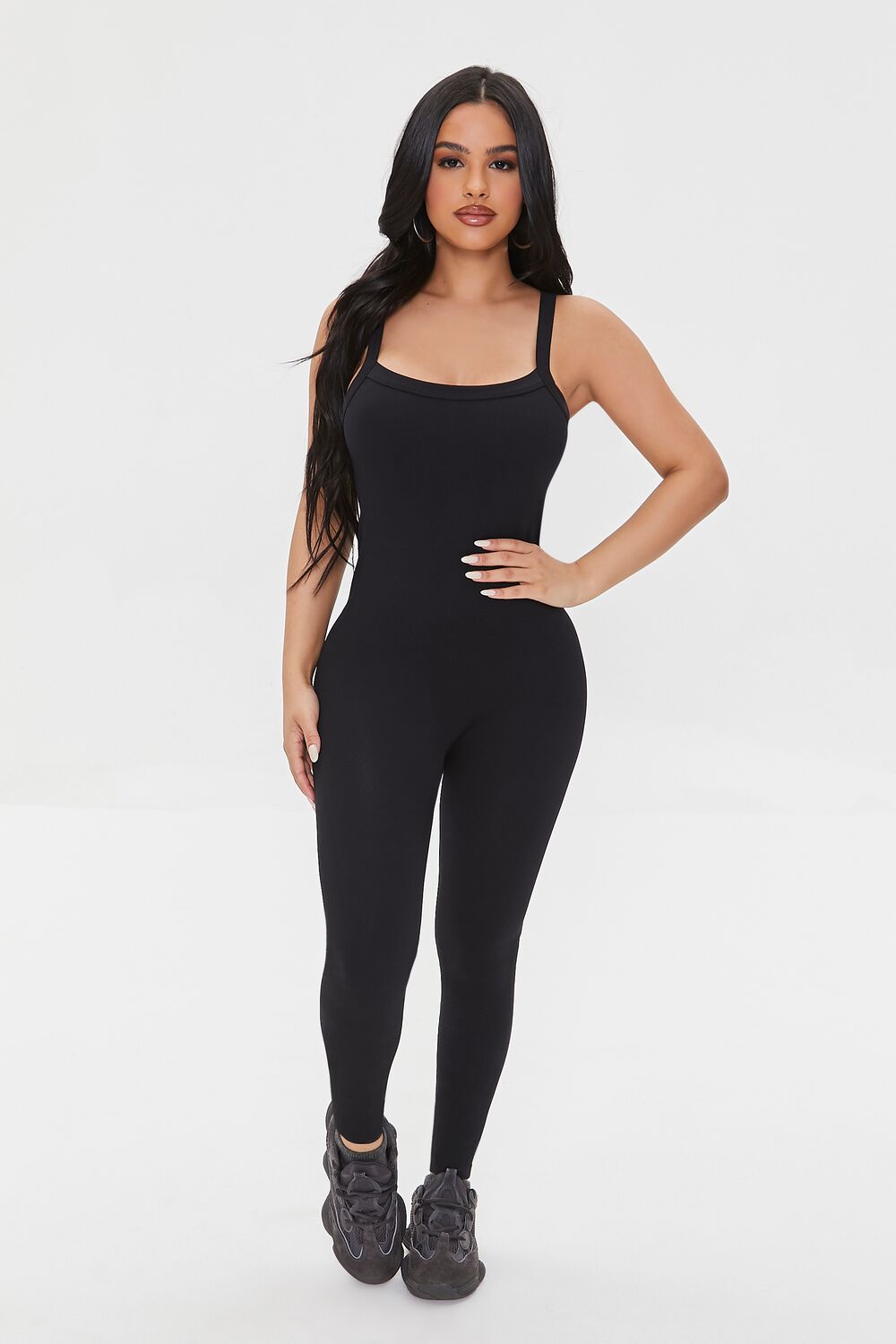 Fitted Sleeveless Jumpsuit