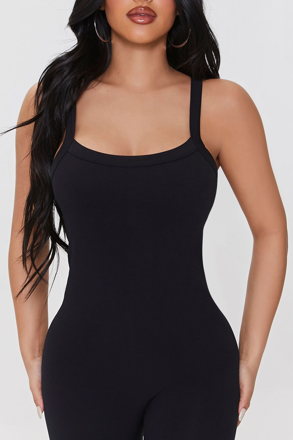 Fitted Sleeveless Jumpsuit