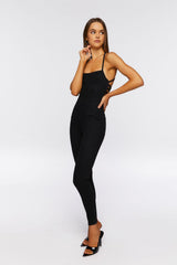 Crisscross Lace-Up Jumpsuit