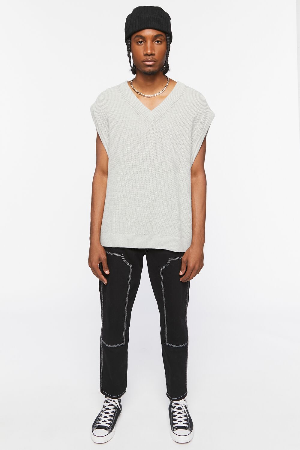 Ribbed Sweater Vest