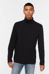 Cotton Turtleneck Top