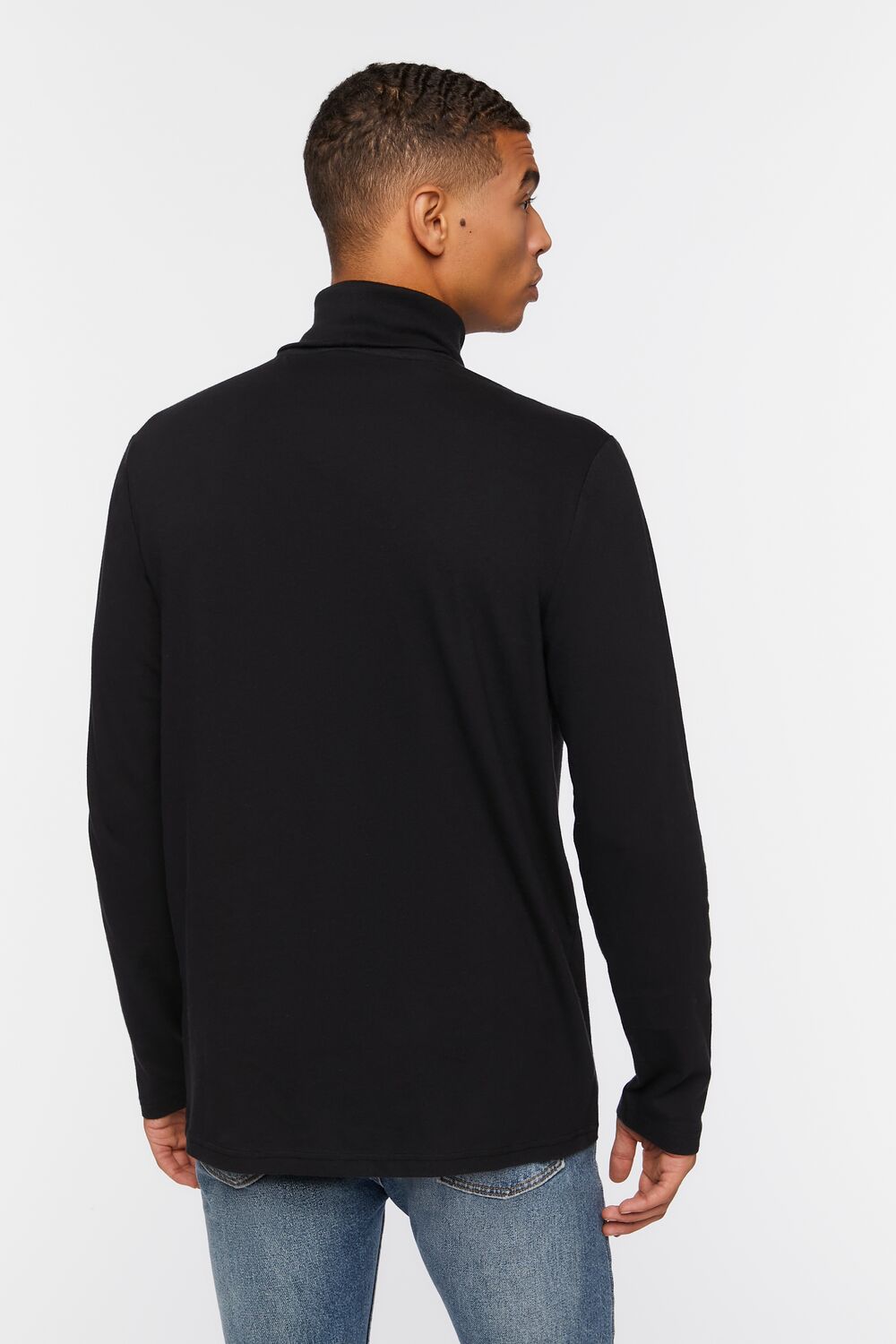 Cotton Turtleneck Top
