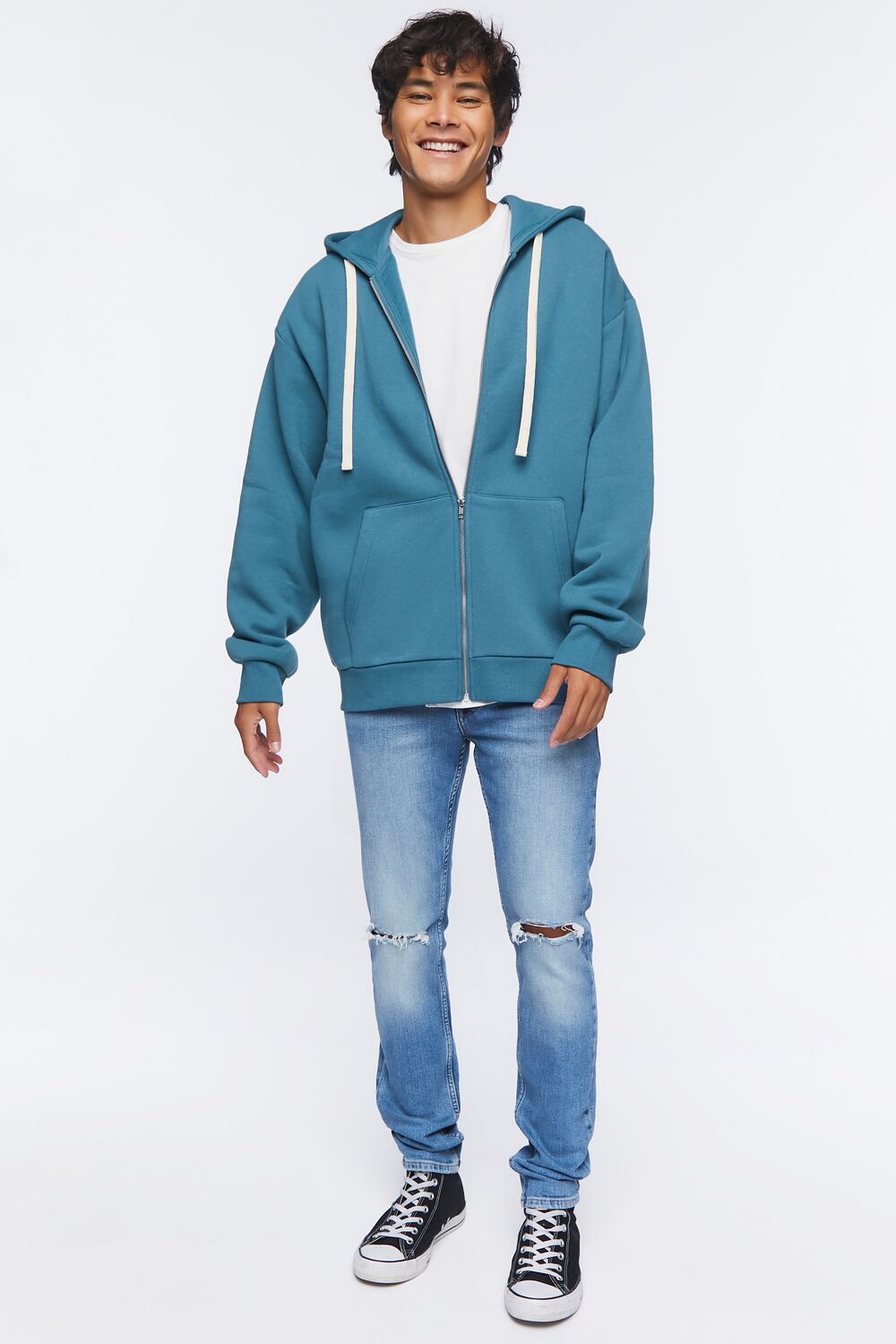 Fleece Zip-Up Hoodie