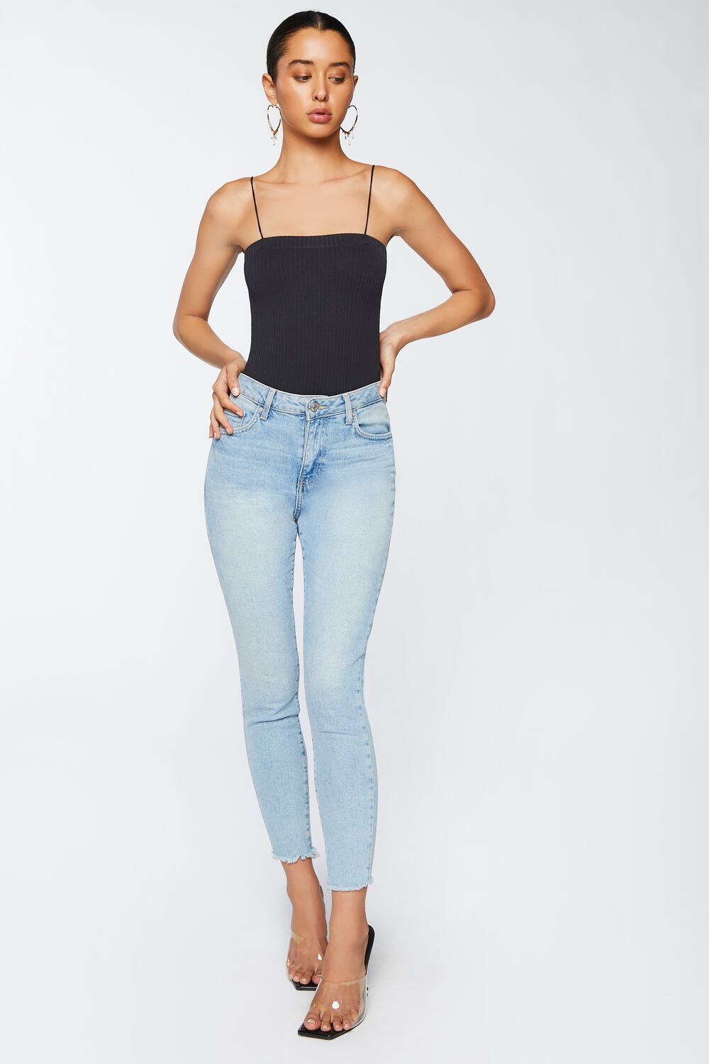 Ribbed Cami Bodysuit