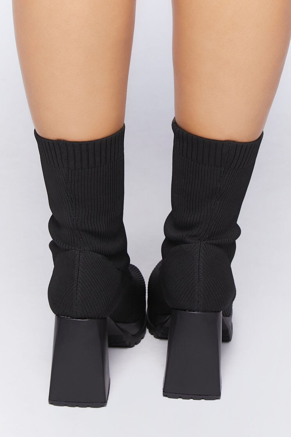 Ribbed Sock Booties (Wide)
