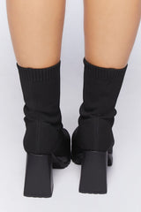 Ribbed Sock Booties (Wide)