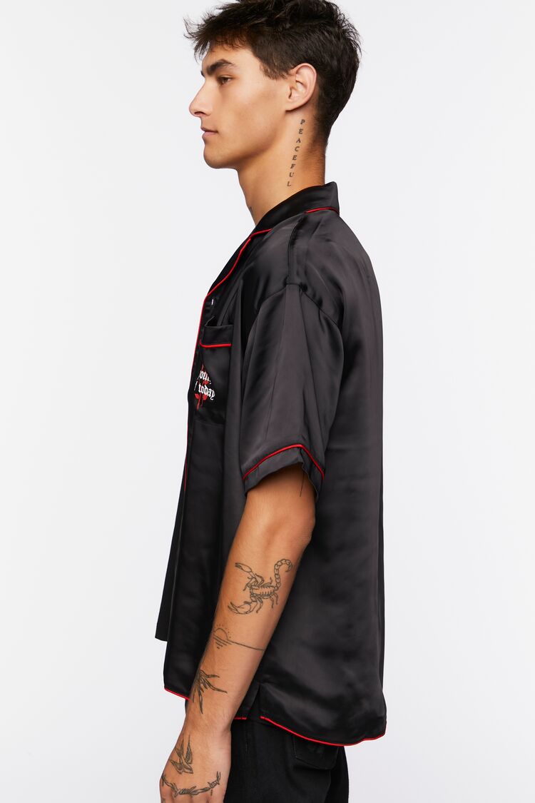 Youth of Today Graphic Satin Shirt