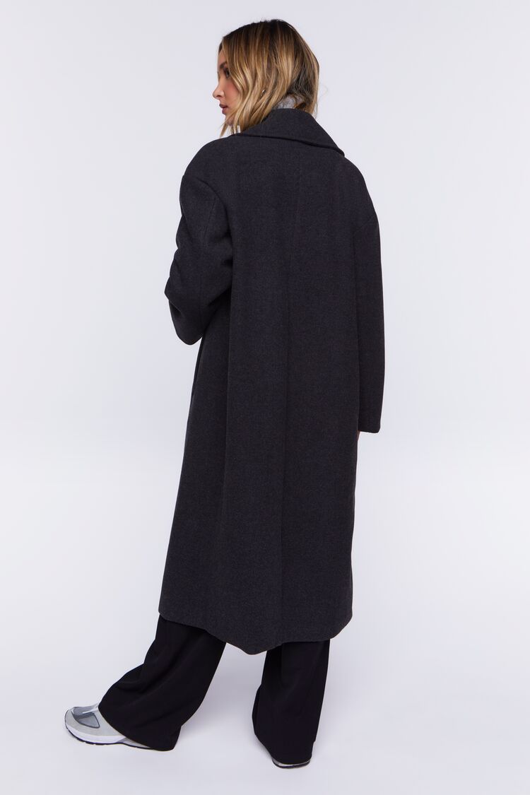 Double-Breasted Duster Coat