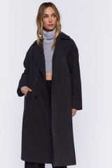 Double-Breasted Duster Coat