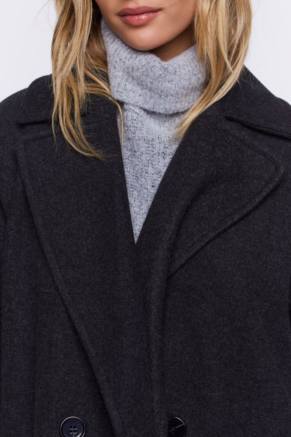 Double-Breasted Duster Coat