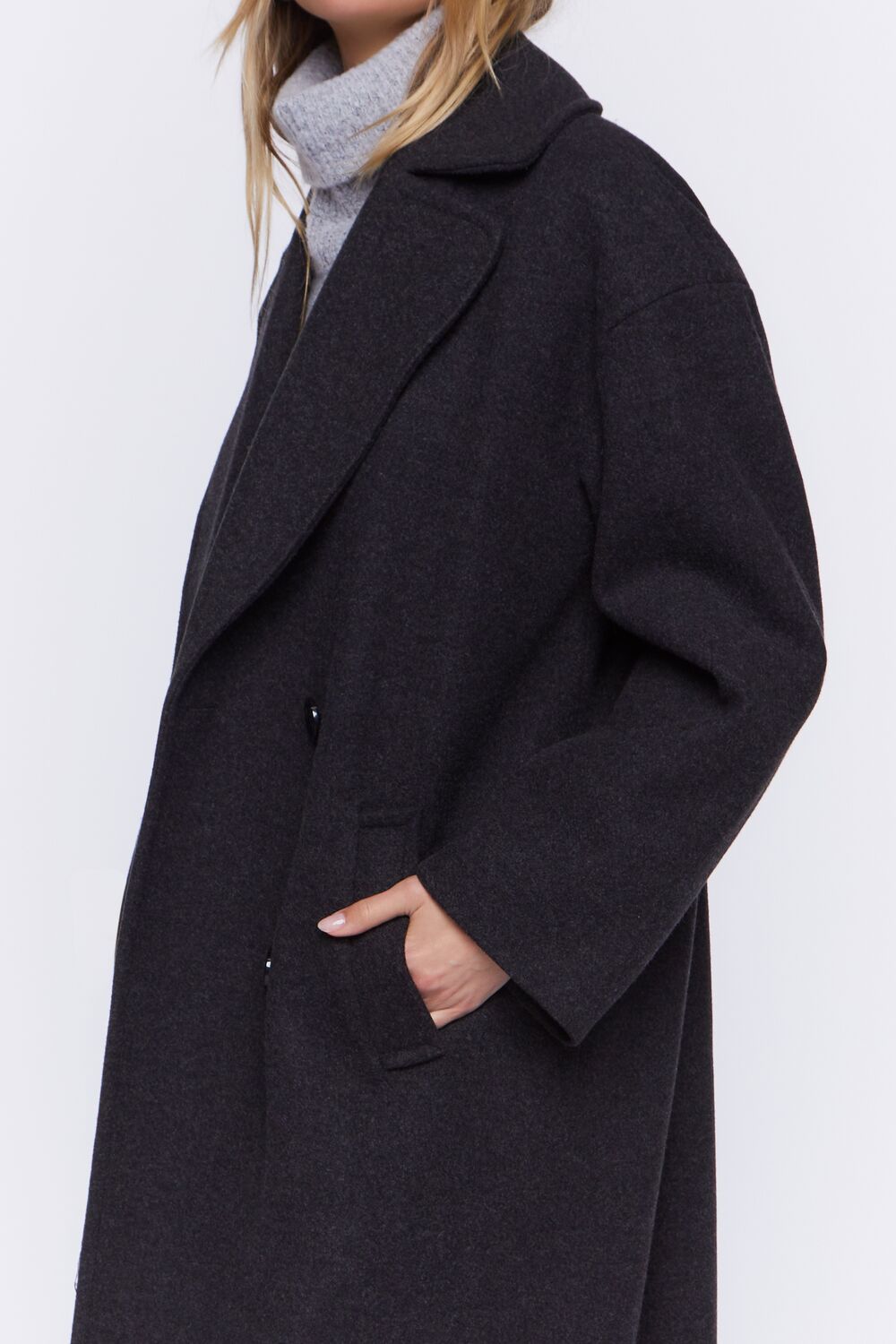 Double-Breasted Duster Coat