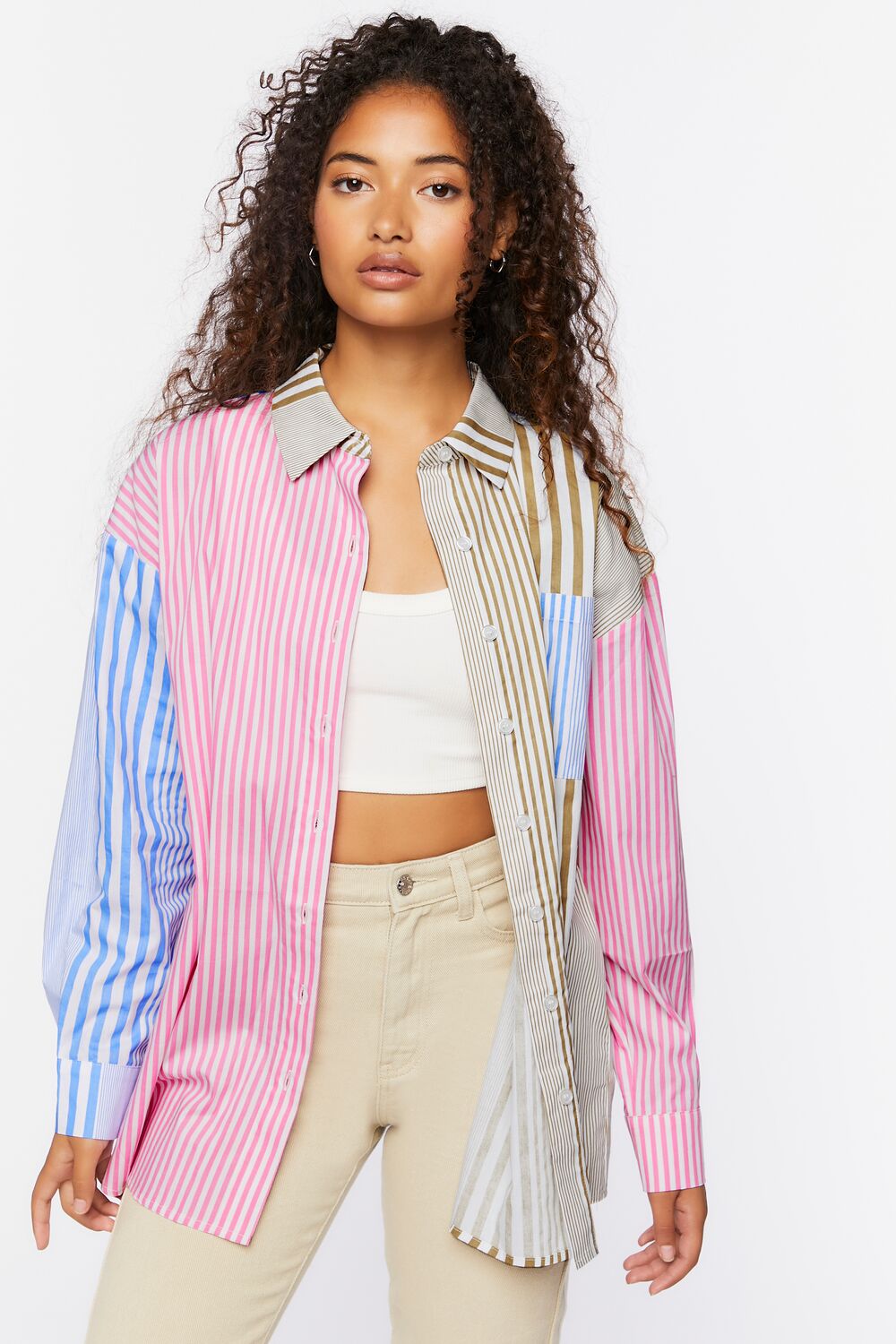 Striped Reworked Poplin Shirt