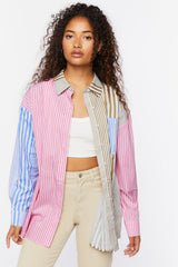 Striped Reworked Poplin Shirt