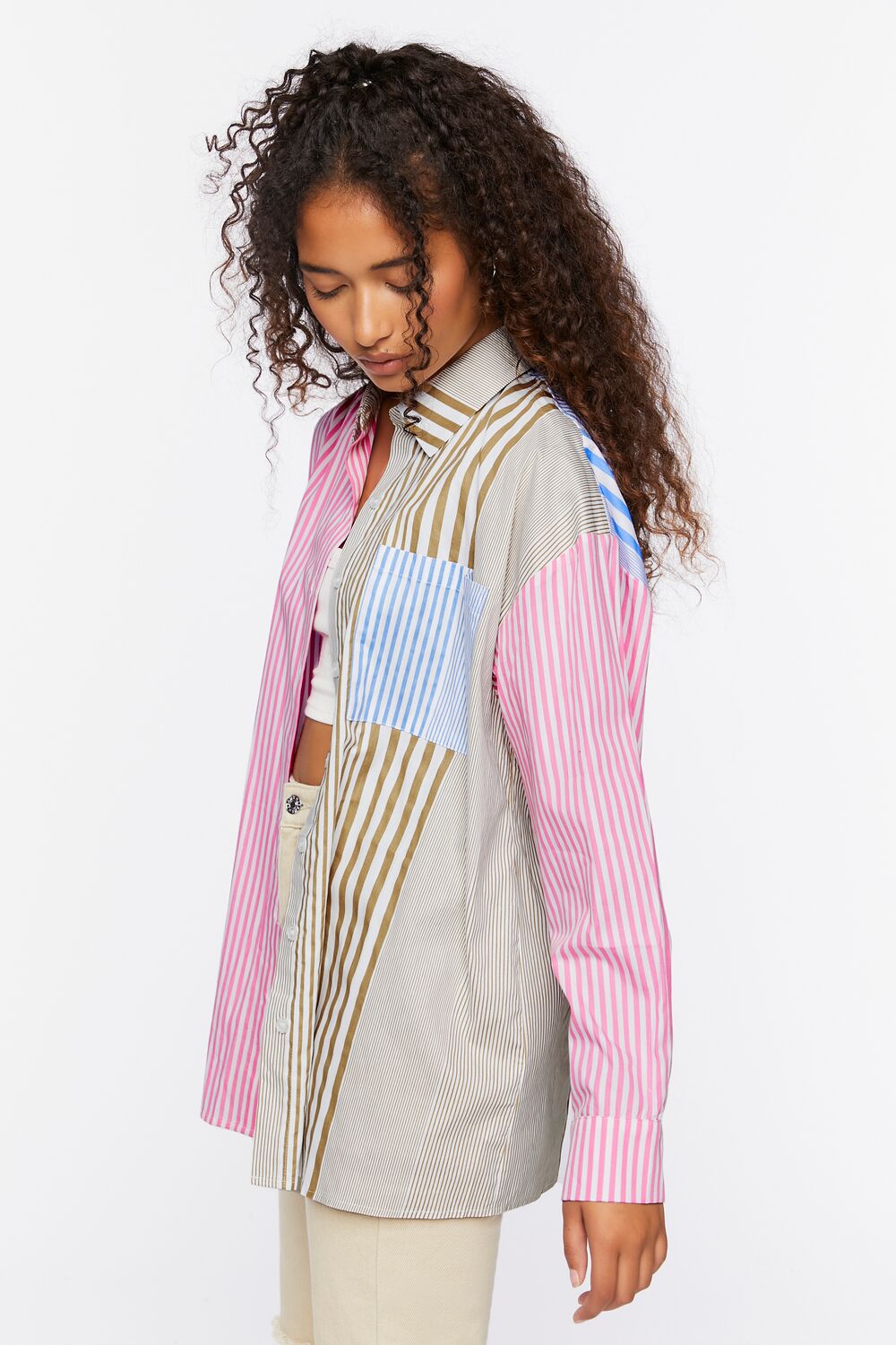 Striped Reworked Poplin Shirt