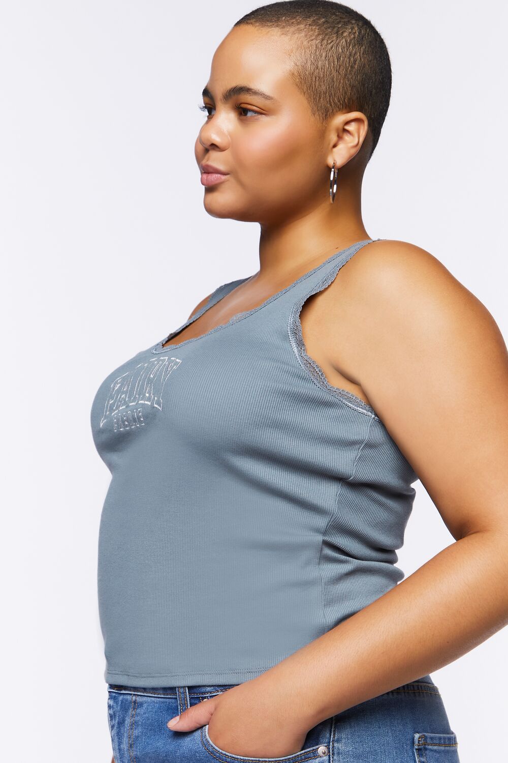 Plus Size Fairy Graphic Tank Top