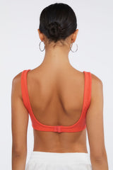 Ribbed Cropped Tank Top