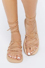 Lace-Up Gladiator Sandals