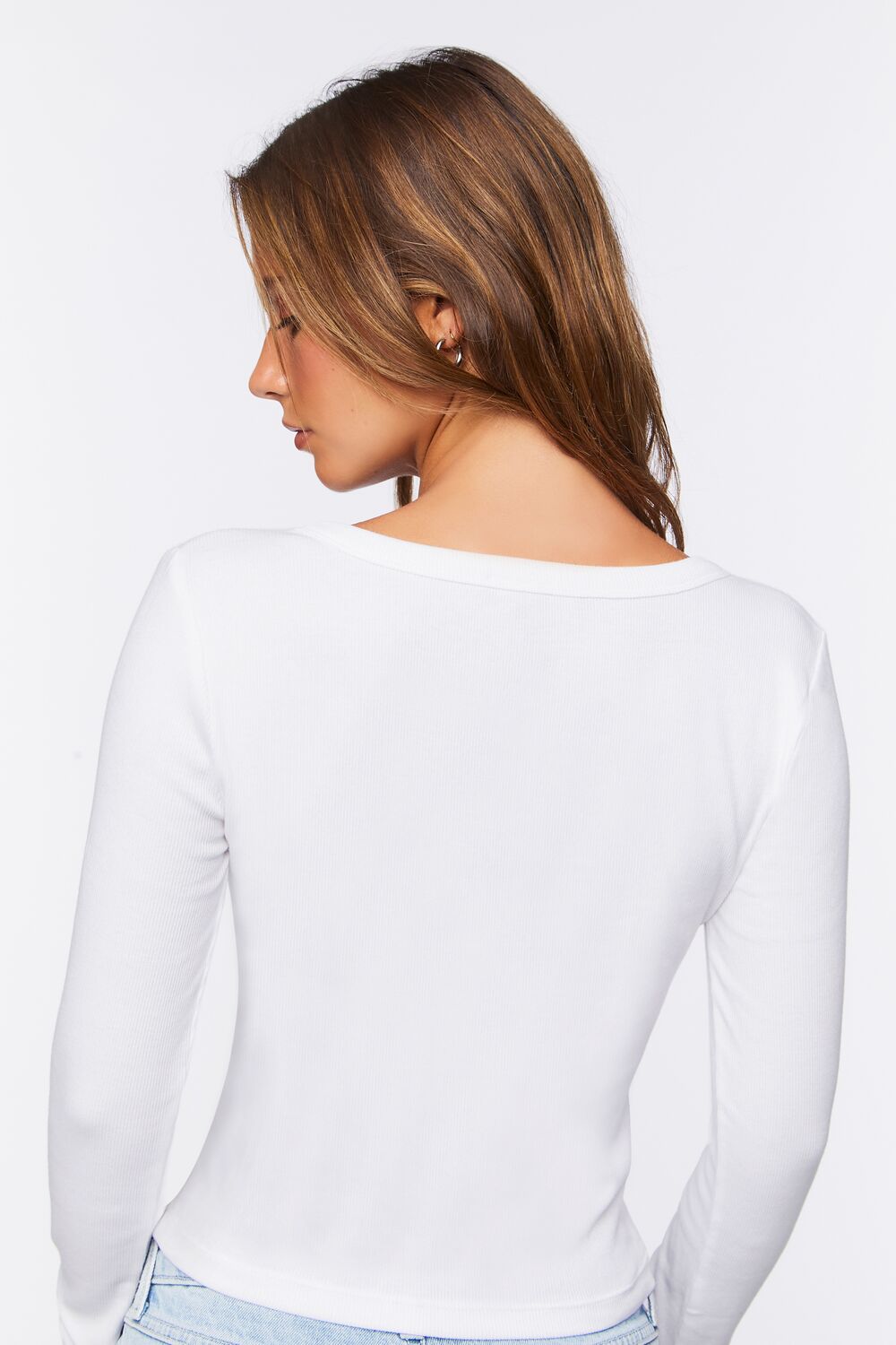 V-Neck Long-Sleeve Tee